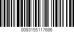 Código de barras (EAN, GTIN, SKU, ISBN): '0093155117686'