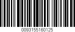 Código de barras (EAN, GTIN, SKU, ISBN): '0093155160125'