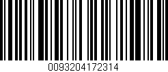 Código de barras (EAN, GTIN, SKU, ISBN): '0093204172314'