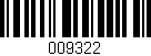 Código de barras (EAN, GTIN, SKU, ISBN): '009322'