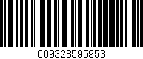 Código de barras (EAN, GTIN, SKU, ISBN): '009328595953'