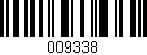 Código de barras (EAN, GTIN, SKU, ISBN): '009338'