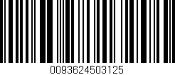 Código de barras (EAN, GTIN, SKU, ISBN): '0093624503125'