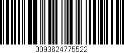 Código de barras (EAN, GTIN, SKU, ISBN): '0093624775522'