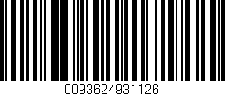 Código de barras (EAN, GTIN, SKU, ISBN): '0093624931126'