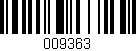 Código de barras (EAN, GTIN, SKU, ISBN): '009363'