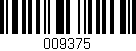 Código de barras (EAN, GTIN, SKU, ISBN): '009375'