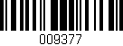 Código de barras (EAN, GTIN, SKU, ISBN): '009377'