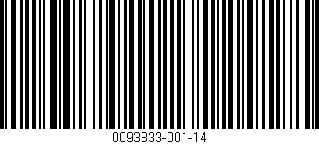 Código de barras (EAN, GTIN, SKU, ISBN): '0093833-001-14'