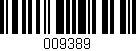 Código de barras (EAN, GTIN, SKU, ISBN): '009389'