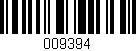 Código de barras (EAN, GTIN, SKU, ISBN): '009394'