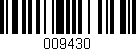 Código de barras (EAN, GTIN, SKU, ISBN): '009430'