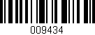Código de barras (EAN, GTIN, SKU, ISBN): '009434'