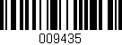 Código de barras (EAN, GTIN, SKU, ISBN): '009435'