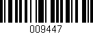 Código de barras (EAN, GTIN, SKU, ISBN): '009447'