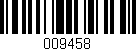 Código de barras (EAN, GTIN, SKU, ISBN): '009458'