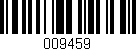 Código de barras (EAN, GTIN, SKU, ISBN): '009459'