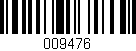 Código de barras (EAN, GTIN, SKU, ISBN): '009476'