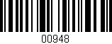 Código de barras (EAN, GTIN, SKU, ISBN): '00948'