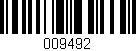 Código de barras (EAN, GTIN, SKU, ISBN): '009492'