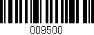 Código de barras (EAN, GTIN, SKU, ISBN): '009500'
