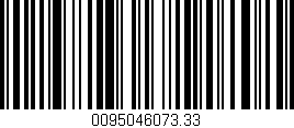 Código de barras (EAN, GTIN, SKU, ISBN): '0095046073.33'