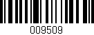 Código de barras (EAN, GTIN, SKU, ISBN): '009509'