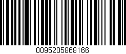 Código de barras (EAN, GTIN, SKU, ISBN): '0095205868166'