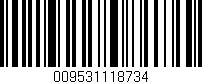 Código de barras (EAN, GTIN, SKU, ISBN): '009531118734'