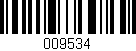 Código de barras (EAN, GTIN, SKU, ISBN): '009534'