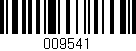 Código de barras (EAN, GTIN, SKU, ISBN): '009541'