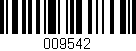 Código de barras (EAN, GTIN, SKU, ISBN): '009542'