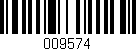 Código de barras (EAN, GTIN, SKU, ISBN): '009574'