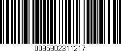 Código de barras (EAN, GTIN, SKU, ISBN): '0095902311217'