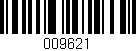 Código de barras (EAN, GTIN, SKU, ISBN): '009621'