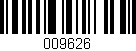 Código de barras (EAN, GTIN, SKU, ISBN): '009626'