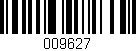 Código de barras (EAN, GTIN, SKU, ISBN): '009627'