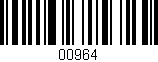 Código de barras (EAN, GTIN, SKU, ISBN): '00964'