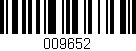 Código de barras (EAN, GTIN, SKU, ISBN): '009652'