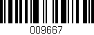 Código de barras (EAN, GTIN, SKU, ISBN): '009667'
