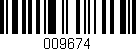 Código de barras (EAN, GTIN, SKU, ISBN): '009674'