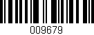 Código de barras (EAN, GTIN, SKU, ISBN): '009679'