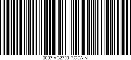 Código de barras (EAN, GTIN, SKU, ISBN): '0097-VC2730-ROSA-M'