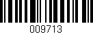 Código de barras (EAN, GTIN, SKU, ISBN): '009713'