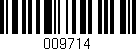 Código de barras (EAN, GTIN, SKU, ISBN): '009714'