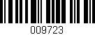 Código de barras (EAN, GTIN, SKU, ISBN): '009723'