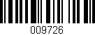 Código de barras (EAN, GTIN, SKU, ISBN): '009726'