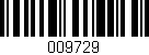 Código de barras (EAN, GTIN, SKU, ISBN): '009729'