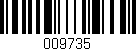 Código de barras (EAN, GTIN, SKU, ISBN): '009735'