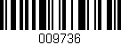 Código de barras (EAN, GTIN, SKU, ISBN): '009736'